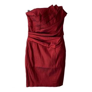 Jessica McClintock Red Homecoming Dress